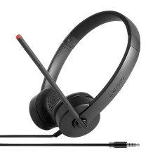Lenovo Гарнітура ПК стерео Stereo Analog Headset, чорний (4XD0K25030)
