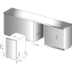 Hotpoint Посудомоечная машина Hotpoint встраиваемая, 10компл., A+++, 45см, дисплей, инвертор, 3я корзина, белый (HSIO3O35WFE)