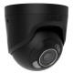 Ajax IP Wired Camera TurretCam HL black, 8MP, 2.8mm, hybrid illumination IR 35m, white LED 50m, PoE, True WDR, IP65, IR 35m, audio, viewing angle 100°–110°, turret, black (000059519)
