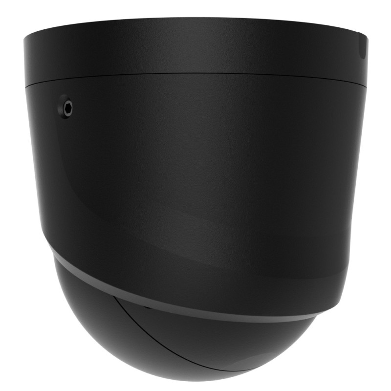 Ajax IP Wired Camera TurretCam HL black, 8MP, 2.8mm, hybrid illumination IR 35m, white LED 50m, PoE, True WDR, IP65, IR 35m, audio, viewing angle 100°–110°, turret, black (000059519)