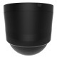 Ajax IP Wired Camera TurretCam HL black, 8MP, 2.8mm, hybrid illumination IR 35m, white LED 50m, PoE, True WDR, IP65, IR 35m, audio, viewing angle 100°–110°, turret, black (000059519)