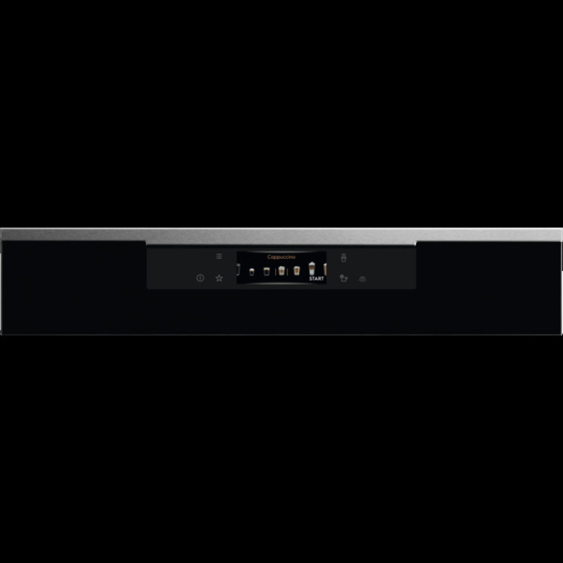 Electrolux Built-in coffee machine, 2.5 l, beans + ground coffee, automatic cappuccino, display, sensor control, backlight, black (KBC85X)