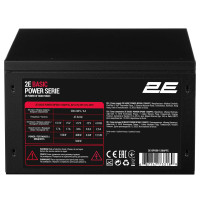 2E PSU Basic Power (500W), 80%, 120mm, 1xMB 24pin(20+4), 1xCPU 8pin(4+4), 3xMolex, 4xSATA, 2xPCIe 8pin(6+2) (2E-BP500-120APFC)