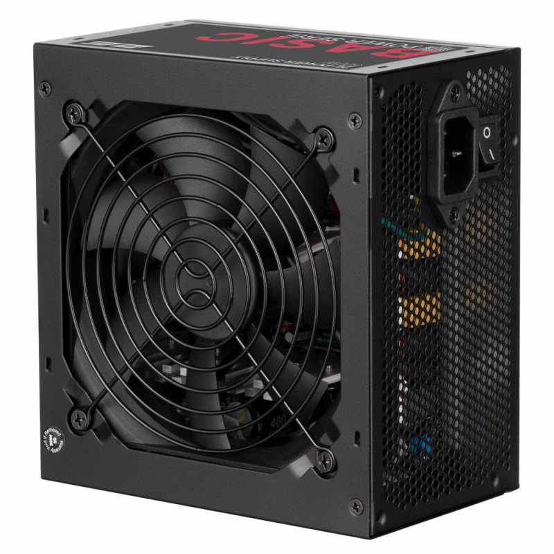 2E PSU Basic Power (500W), 80%, 120mm, 1xMB 24pin(20+4), 1xCPU 8pin(4+4), 3xMolex, 4xSATA, 2xPCIe 8pin(6+2) (2E-BP500-120APFC)