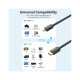 Кабель мультимедийный HDMI M to HDMI mini M 1.5m V2.0 4K60Hz Vention (AGHBG)