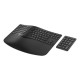 HP Keyboard membrane 960 BLK Ergonomic split-zone, 112key, BT, EN/UK, black (7E755AA)