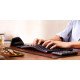 HP Keyboard membrane 960 BLK Ergonomic split-zone, 112key, BT, EN/UK, black (7E755AA)