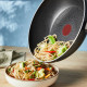 Tefal So' Light wok frying pan, 28 cm, aluminum, bakelite, black (H0561942)