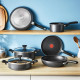 Tefal So' Light wok frying pan, 28 cm, aluminum, bakelite, black (H0561942)