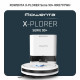 Rowenta robot VC X-Plorer Serie 90 +, 6000ПаW, h=9.7cm, wet cleaning, bag-0.26L, dust cont -0.29L, battery operation up to 270min, white (RR8797WH)