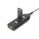 Digitus Концентратор USB 2.0, 4 Black (AB-50001-1)