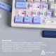 Клавиатура Ajazz AK650 Sea Salt Switch USB UA White/Blue (AK650-SS-BWB)