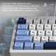 Клавиатура Ajazz AK650 Sea Salt Switch USB UA White/Blue (AK650-SS-BWB)