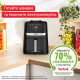 Tefal Мультипіч Easy Fry Silence, 1670Вт, чаша-5л, сенсорне керув., 10 програм, пластик, чорний (EY5528E0)
