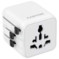 Переходник Canyon Travel Adapter OnTour One EU/UK/US/AUS White (CNS-TA1005W)