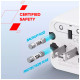Перехідник Canyon Travel Adapter OnTour One EU/UK/US/AUS White (CNS-TA1005W)