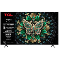 TCL Телевізор 75" MiniLED 4K 144Hz Smart Google TV Titan ONKYO sound (75C61KS)