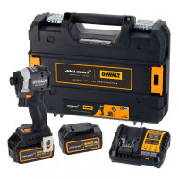 DeWALT Шурупокрут ударний акумуляторний XR Li-Ion 18В акб 2х4А·год 205Нм 3250об/хв 3800уд/хв кейс TSTAK, ЗП 1.0кг (DCF85MM2T)