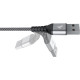 Дата кабель USB 2.0 AM to Micro 5P 1.0m Flex Gray Pixus (4897058531145)