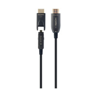 Кабель мультимедійний HDMI M to HDMI M 30.0m V2.0 AOC 4K60Hz gold Cablexpert (CCBP-HDMID-AOC-30M)