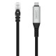 Дата кабель USB-C to RJ45 Ethernet 2.0m CAT6A S/FTP 1Gbps LSZH Digitus (AK-300601-020-S)