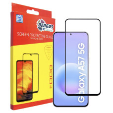 Стекло защитное Dengos Super-D Full Glue Samsung Galaxy A57 Black (TGFG-SD-09)