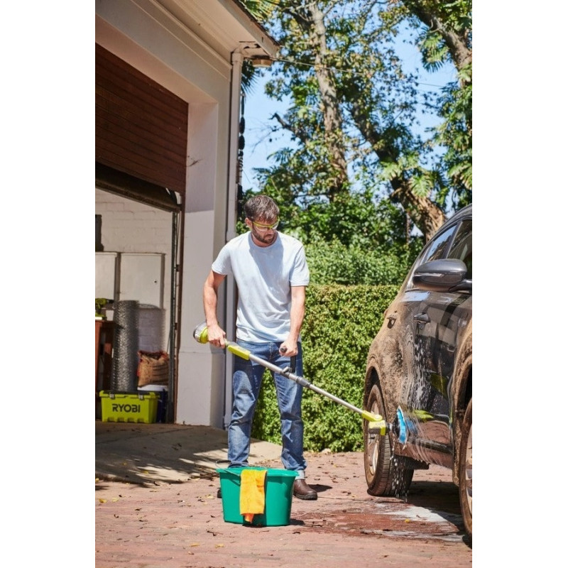 Ryobi R18TPS-0 telescopic brush, rechargeable ONE+ 18V, brush 15cm, 210rpm, handle length 1-1.4m, IPX7 (without battery and charger) (5133004847)