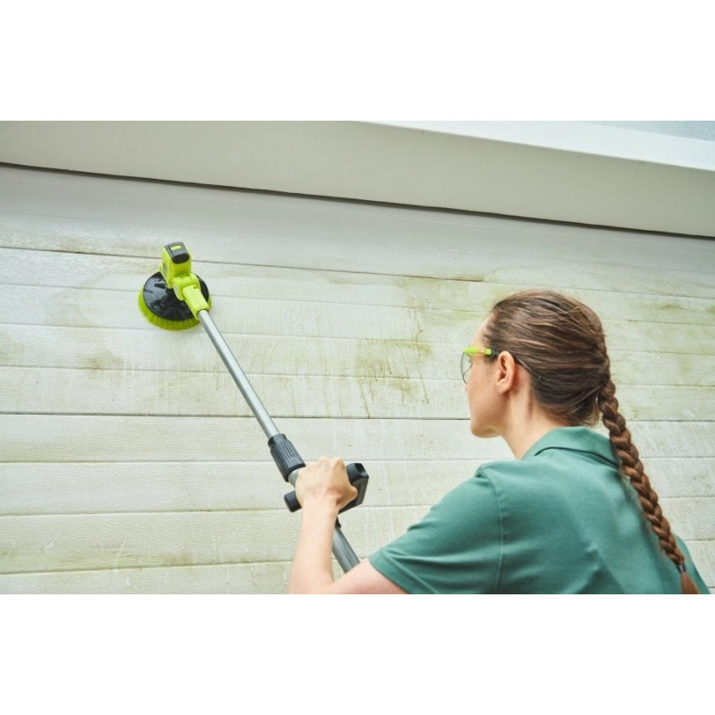 Ryobi R18TPS-0 telescopic brush, rechargeable ONE+ 18V, brush 15cm, 210rpm, handle length 1-1.4m, IPX7 (without battery and charger) (5133004847)