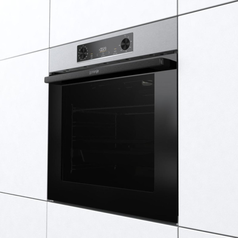 Gorenje Духовой шкаф электрический, 77л, A, нерж (BOSB6737E06X)