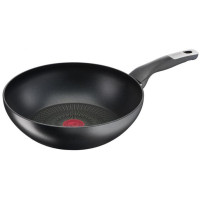 Tefal Сковорода ВОК Unlimited, 28см, алюміній, чорний (G2551972)