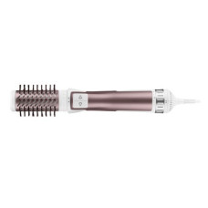 Rowenta Фен-щітка Brush Activ Premium Care, 1000Вт, 2 режими, іоніз-я, хол. обдув, оберт. насадок, кераміка, рожево-білий (CF9540F0)