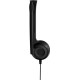 Epos stereo On-Ear PC 3 Chat Headset, 2x3.5mm, unidirectional, 2m, Black (1000430)