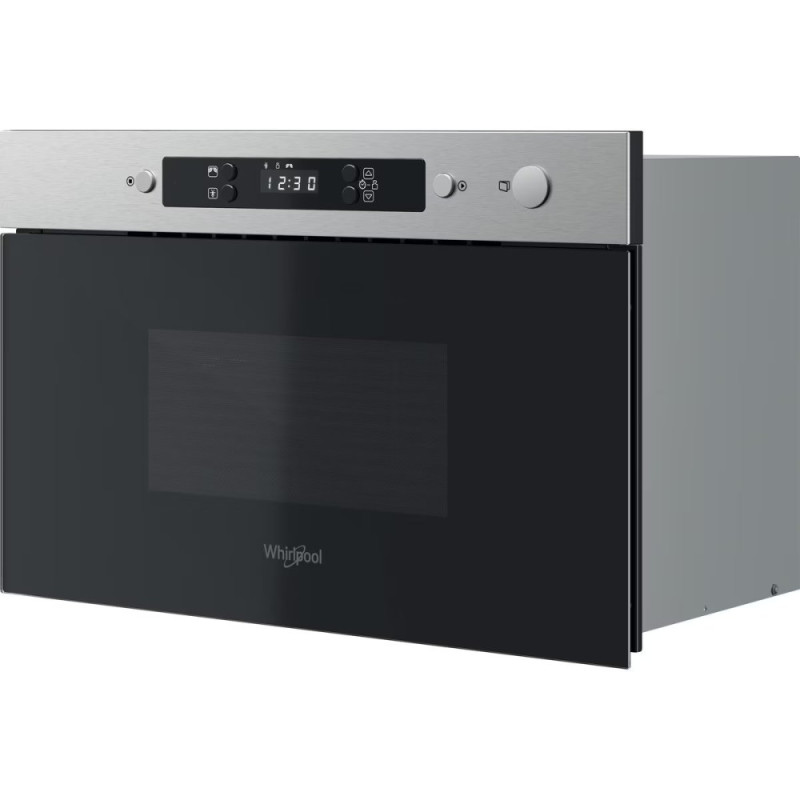 Whirlpool Microwave oven built-in, 22L, electronic control, 750W, display, Inox (MBNA900X)