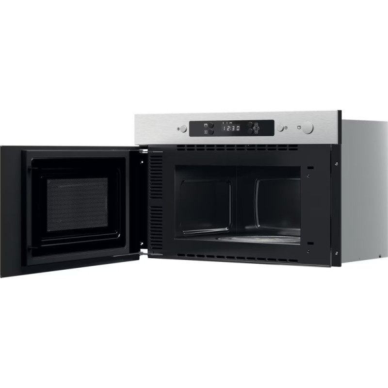 Whirlpool Microwave oven built-in, 22L, electronic control, 750W, display, Inox (MBNA900X)