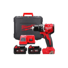 Milwaukee cordless screwdriver-drill M18 BLPDRC-502C 18V 2x5A h M12-M18 60 Nm 0 1700 rpm 1.5 kg (4933492826)
