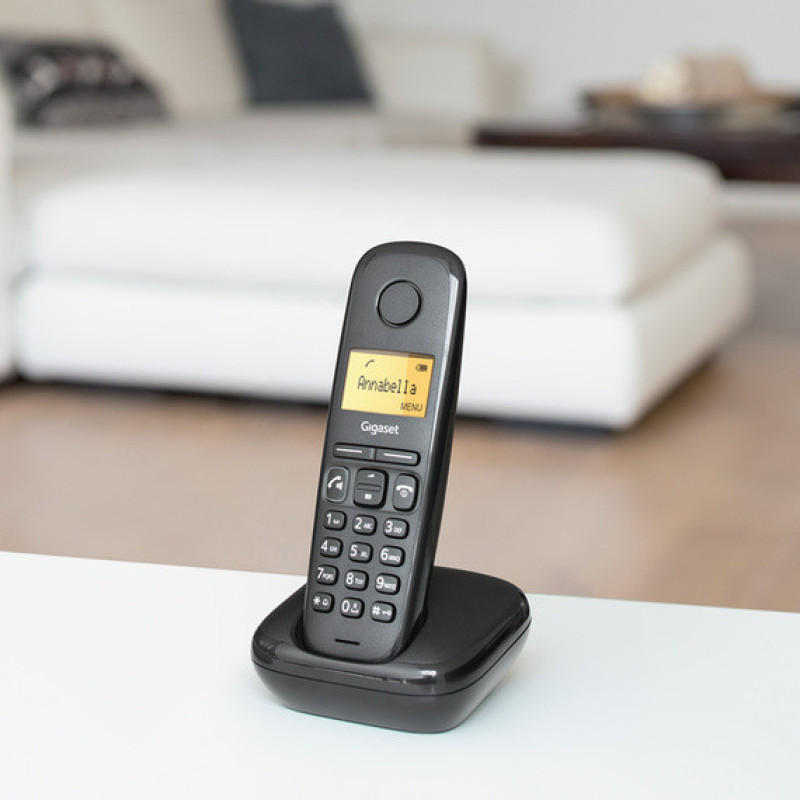 Gigaset Радіотелефон DECT A270, чорний (S30852H2812R601)