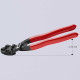 Milwaukee KNIPEX CoBolt bolt cutter, rebar shears, up to 6 mm, rubberized handle, 200 mm (71-41-200)