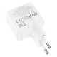 Зарядное устройство HOCO C111A Lucky 1xUSB-C PD30W + 1xUSB QC3.0 White (6931474790866)