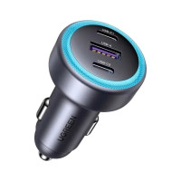 Зарядное устройство Ugreen 2xUSB-C PD30W + 1xUSB QC3.0 EC307 gray (45843)