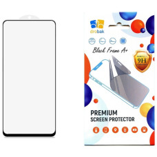 Стекло защитное Drobak Xiaomi Redmi Note 12S Black Frame A+ (535395)