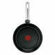 Tefal Frypan Tefa Emotion+, 24cm, aluminum, bakelite, black (E3270444)