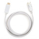 Кабель мультимедийный DisplayPort M to HDMI M 1.8m Vinga (VCPDPHDMI1.8WH)