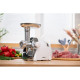 ARDESTO Meat grinder, 2000W, prod.-1.9kg/min, 3 cutting plates+for sausag.plates, 3 vegetable slicer, plastik, black-silver (MGA-2000W)