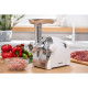 ARDESTO Meat grinder, 2000W, prod.-1.9kg/min, 3 cutting plates+for sausag.plates, 3 vegetable slicer, plastik, black-silver (MGA-2000W)