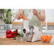 ARDESTO Meat grinder, 2000W, prod.-1.9kg/min, 3 cutting plates+for sausag.plates, 3 vegetable slicer, plastik, black-silver (MGA-2000W)