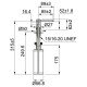 Franke Дозатор для моющих средств Comfort, 350мл, сахара (119.0578.746)
