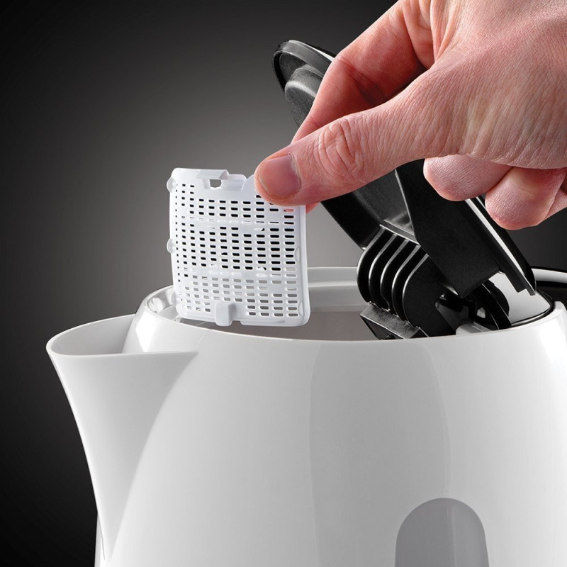 Russell Hobbs electric kettle My Breakfast, 1.7L, plastic, white-silver (25070-70)