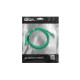 2E Cat 6, S-FTP экран оплётка фольга, RJ45, 4Х2 27AWG , 7/0.14 Cu, 1.50 m, PVC, Green (2E-PC6SFTPCOP-150GRN)