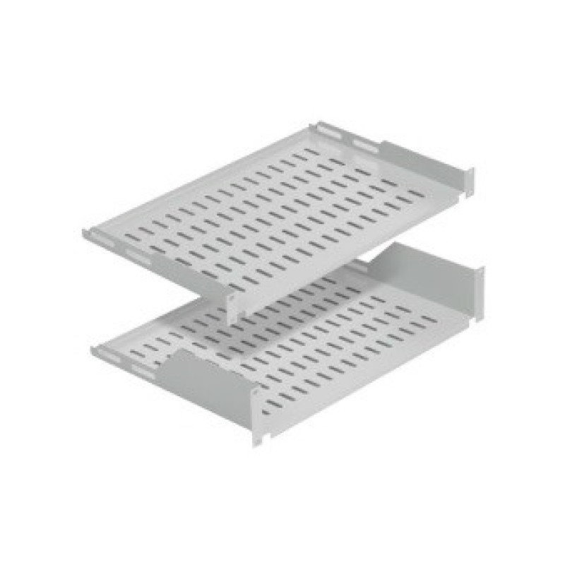 MIRSAN Полку регульована 19  1U 450-540, RAL 7035 (MR.HRM1U45.02)