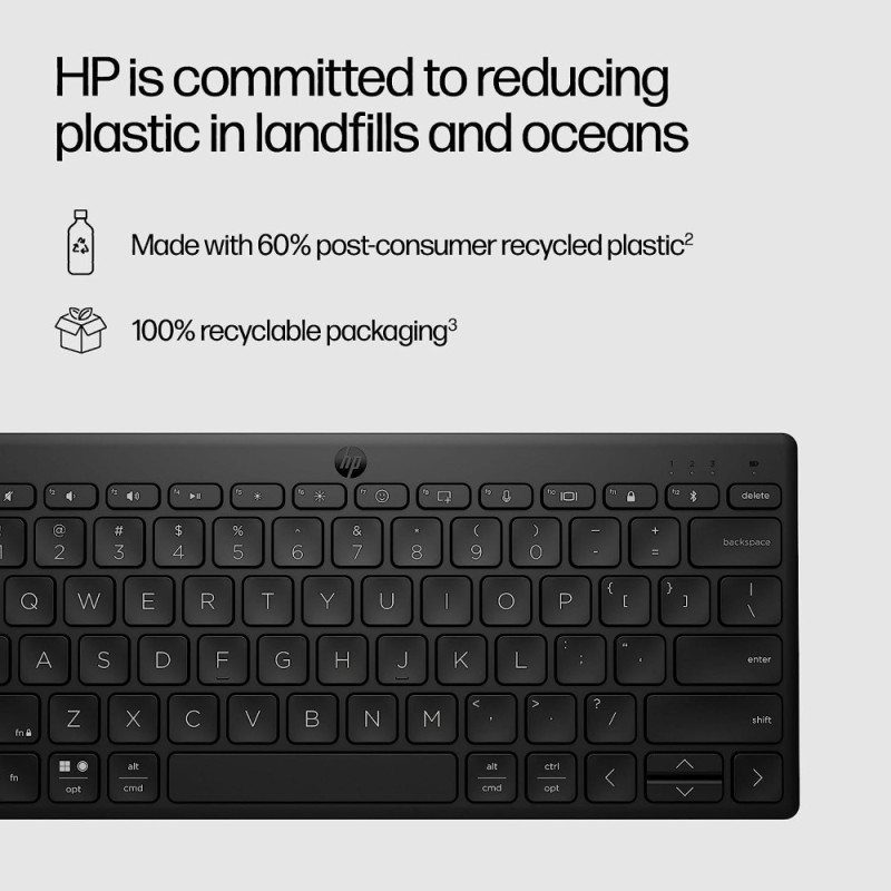 HP Keyboard 350 Compact Multi-Device BT UKR black (692S8AA)